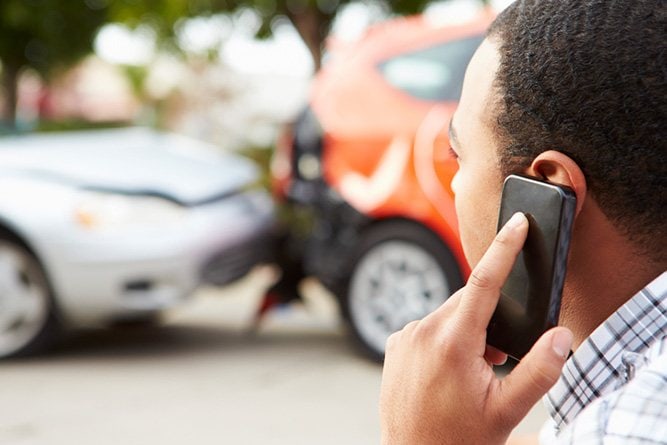 calling insurance after auto accident