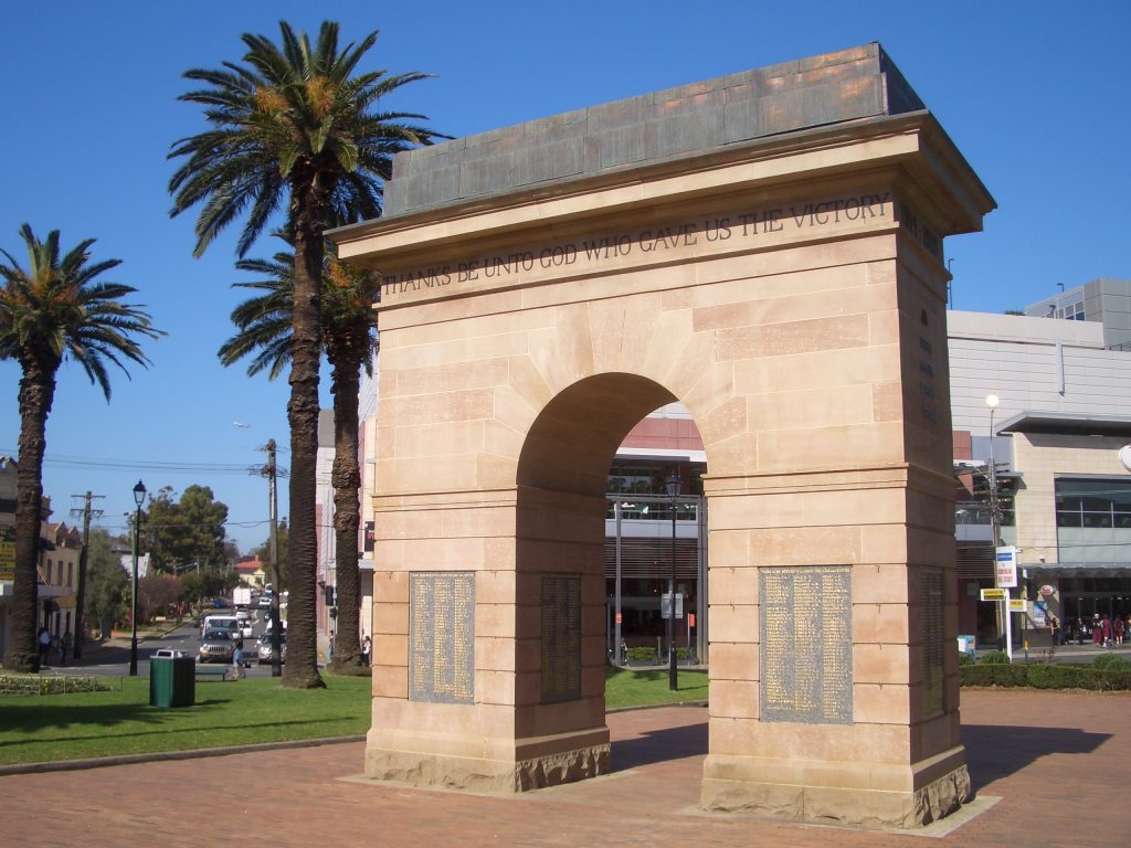Burwood War Memorial Arch Sydney