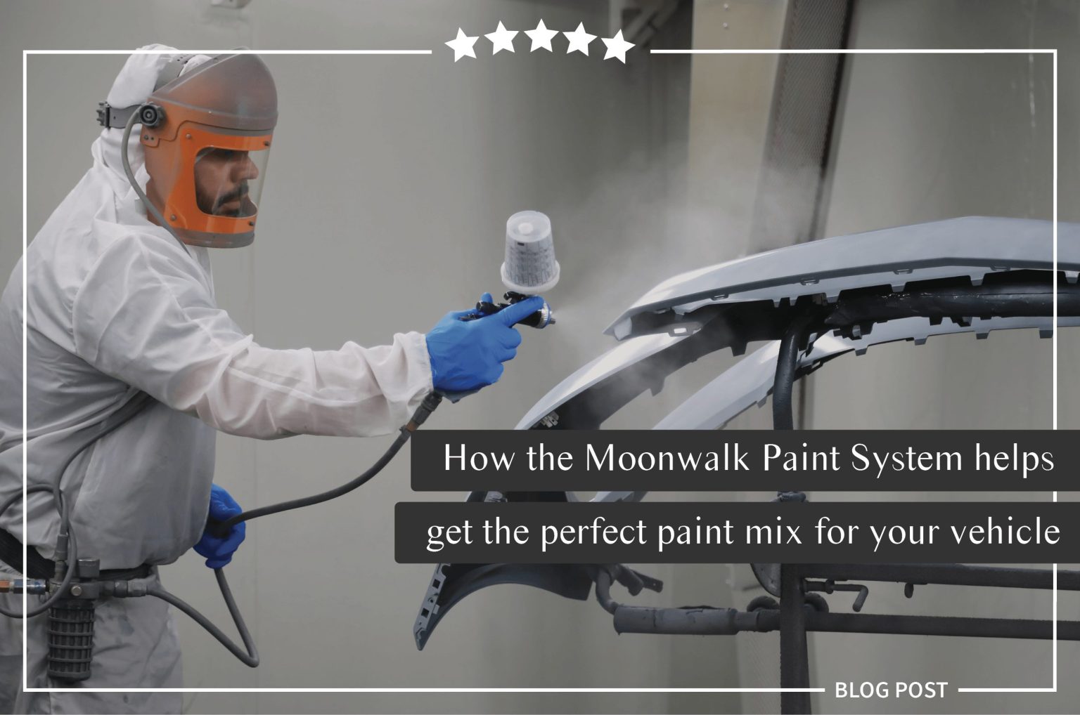How the Moonwalk Paint System helps get the perfect paint mix for your vehicle