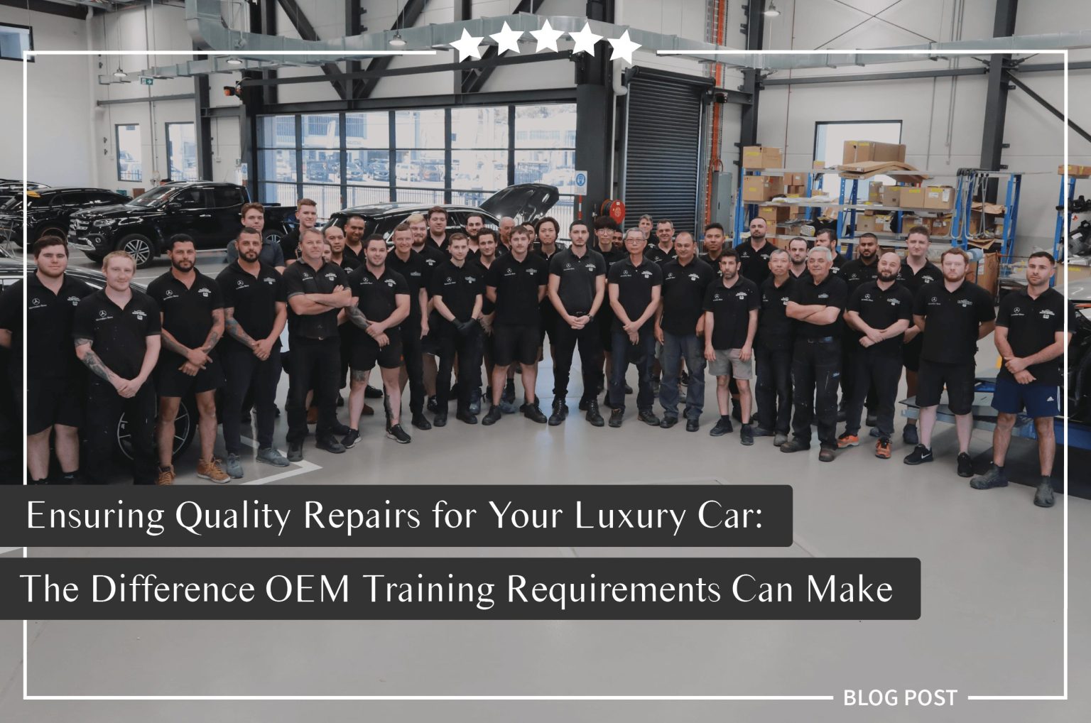 Ensuring Quality Repairs for Your Luxury Car: The Difference OEM Training Requirements Can Make