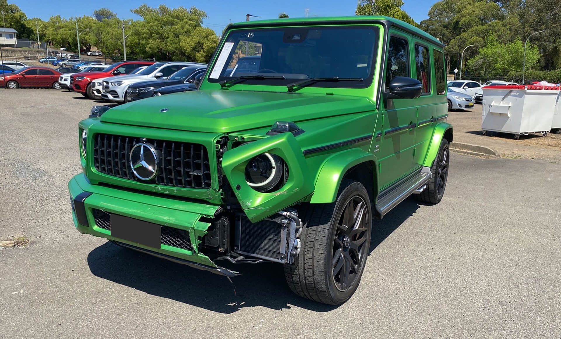 mercedes-smash-body-repair-before